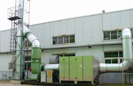Photocatalytic oxidation + low temperature plasma (Shandong Anchi tire) 