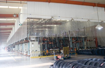 Collection system of vulcanization workshop (Shandong Anchi tire)